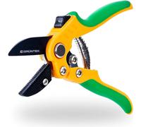CHECARZHN--NO1-Sécateur De Jardin Cisaille À Enclume Star 220Mm. Coupe Branche Ø 15. Lame Sk5 De 46Mm. Sécateur De Jardin Pour Droitiers Et Gauchers