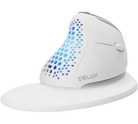 CHECARZHN--NO1-Seeker Souris Ergonomique Sans Fil Avec Écran Oled Et Roue À Pouce, Souris Verticale Bluetooth Rechargeable, 7200Dpi, 7 Boutons Programmables, Lumière Rgb (M618Xsd-Blanc)