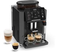 CHECARZHN--NO1-Sensation C50, Machine À Café Grains, Machine Expresso, 5 Boissons Accès Direct, Interface Tactile, Facile À Util r, Nettoyage Automatique, Buse Vapeur Cappuccino, Fabriqué En France Ea