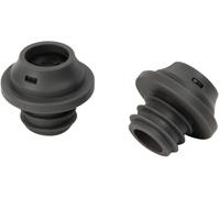 Checarzhn--No1-Set De 2 Bouchons Pour Pompe À Vin, Conservation Du Vin, Caoutchouc, Wa 138, Noir Mat, 59147011007168, Onyx