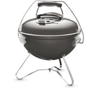 CHECARZHN--NO1-Smokey Joe Premium Barbecue Au Charbon De Bois, Surface De Cuisson Ø 37Cm, Barbecue Portable Avec Poignée De Transport Pratique, Couvercle Et Cuve En Acier Émaillé - Smoke Gray (112670