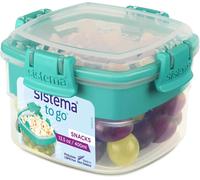 Checarzhn--No1-Snacks To Go Récipient De Conservation Alimentaire , 400 Ml , Petit Pot Compartimenté Pour Encas , Sans Bpa , Couleurs Assorties