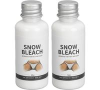 Checarzhn--No1-Snow Bleach Cream, 2 Pièces Crème Blanchissante Pour Les Parties Intimes,Crème Éclaircissante Intime, Pour Privées Aisselles Cou Aisselles Genoux Coudes Peau Foncé Foncé Grossir Fesse