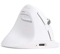 CHECARZHN--NO1-Souris Ergonomique Verticale Sans Fil Pour Gaucher, Souris Verticale À Petite Main, Silencieuse, Récepteur Usb Et Bluetooth, 4000Dpi, Rechargeable, 6 Boutons (M618Zd-Blanc)