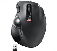 CHECARZHN--NO1-Souris Trackball 2,4 Ghz Sans Fil Avec Contrôle Du Pouce - Design Ergonomique Sculpté - Fonction 6 Boutons - Suivi Fluide - Windows 11, Macos (M-Xt3Drbk)