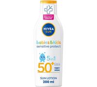 Checarzhn--No1-Sun Kids Protect & Sensitive Sun Lotion (200ml) Sunscreen With Spf 50+, Kids Suncream For Sensitive Skin
