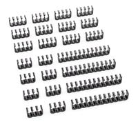 Checarzhn--No1-Support De Câble Lot De 24 Peignes De Câbles Organ Ur De Câbles Gestion Des Câbles Guide-Câbles Serre-Câbles Peignes De Câbles 24 8 6 Broches Pour Câble D'ordinateur Pc Interne Noir