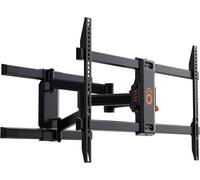 CHECARZHN--NO1-Support De Montage Mural Tv Articulé Orientable Pour Télév ur Jusqu'À 78 ""- Extension,Pivotement Et Inclinaison En Douceur - Patron Mural Pour Installation Facile ¿ Cache Câbles Intégr