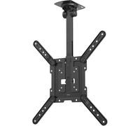 CHECARZHN--NO1-Support De Plafond Pivotant Pour Tv Noir 400 X 400 165 Cm