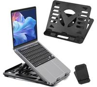 CHECARZHN--NO1-Support D'Ordinateur Portable Laptop Stand Réglable Ergonomique Support D'Ordinateur Portable Rotatif Support Pc Portable Ventilé En Abs Porte Ordinateur Portable Pour Ordinateur 275*2