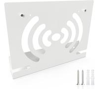 CHECARZHN--NO1-Support Mural Compatible Avec Fritzbox 7590 7530 7590Ax 6660 Cable 5530 8850 6490 6890 7490, Support Metal Avec Gestion Des Câbles, Suspension Modem De Gestion De Câbles, Dissipation E