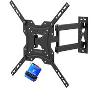 CHECARZHN--NO1-Support Mural Tv 26-55 Pouces - Fixation Murale Tv Peut Contenir Jusqu'À 30Kg, Accroche Television Mural Orientable (± 45°), Incline (+ 5°, -10°) Et Étend, Support Vesa Pour Tv Plat/In