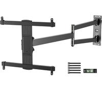 CHECARZHN--NO1-Support Mural Tv Avec Bras Long De 830 Mm Pour Télév ur De 26 À 65 Pouces Jusqu'À 45 Kg, Inclinable, Bras Articulé Pivotant À 180°, Support Tv D'Angle Vesa . 400 X 400 Mm