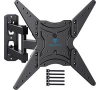 CHECARZHN--NO1-Support Mural Tv Pour Écrans 26-60 Pouces (66-152Cm), Support Tv Mural Orientable Et Inclinable Peut Contenir Jusqu'À 35Kg, Fixation Murale Tv . Vesa 400X400Mm