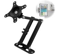 CHECARZHN--NO1-Support Tv Monitor Mur 1 Pièce Support Mur Universel Pour Moniteur 10-32 Pouces, 100X100, 75X75Mm, Pour Plasma Courbé Tv (Noir)