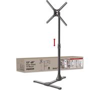 CHECARZHN--NO1-Support Tv Pied Pour Écrans 13-65 Pouces, Inclinable,Support De Télévision Haut Réglable En Hauteur Jusqu'À 36 Kg, Meuble, Fini Lustré, Pour Led Oled Lcd, Jusqu'À Vesa 400X400Mm