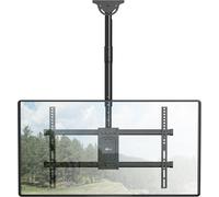 CHECARZHN--NO1-Support Tv Plafond Réglable En Hauteur, Support Tv Pour Led, Lcd, Oled 4K De 37 À 70 Pouces, Support Plafond Pour Tv À Mouvement Complet, Charge Jusqu'À 50 Kg, 600 X 400 Mm (Cm3770), N