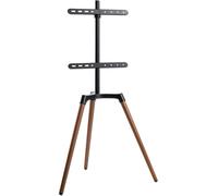 CHECARZHN--NO1-Support Tv/Trépied Easel - Jusqu'À 65 ""Et .35 Kg Tv/Moniteur, Support Réglable En Hauteur Avec Pas De Câbles Et Adaptateur Vesa Jusqu'À 400 X 400, Pivotant Jusqu'À 140 °