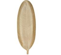 Checarzhn--No1-Surpr D'été Plateau De Collations De Noix 1 Pièces Plateau De Service De Thé De L'après-Midi Assiette De Service De(2317f-4001-Gold-Leaf-Small)