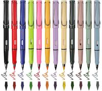 Checarzhn--No1-Swify Swify - Lot De 12 Crayons De Couleur Magiques - Avec 12 Têtes Interchangeables - Avec Gomme - Crayon De Couleur Magique Sans Tailler - Pour Écriture Et Dessin (A)