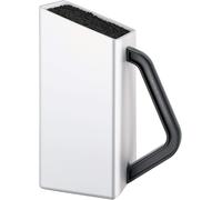Checarzhn--No1-Swiss Classic Bloc À Couteaux Universel, Grand, Vide, Non Garni, Plastique, Insert En Nylon, Blanc