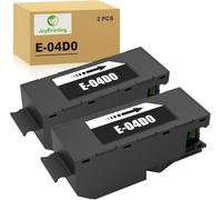 CHECARZHN--NO1-T04D0 Boîtes De Maintenance D'Encre De Rechange Pour E-04D0 Ou C13T04D000 Maintenance Box Noir Compatible Avec Et-7700 Et-7750 L7188 Imprimante (2 Black)