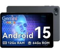 CHECARZHN--NO1-T80 Android 15 Tablette Tactile - 12 Go+ 64 Go(2To Tf), Unisoc T310,10 Pouces, 6000 Mah, 5 Mp+2 Mp, Gemini Ai, 5G Wifi, Gps (2 Ans De Garantie)