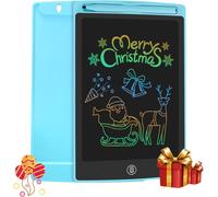 CHECARZHN--NO1-Tablette D'Écriture Lcd Colorée, Planche À Dessin De 8,5 Pouces Graphique Serrure À Clé Écriture Manuscrite Doodle Pad Enfants Jouets Cadeaux Pour Garçons Filles (Bleu)