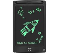 CHECARZHN--NO1-Tablette D'Écriture Lcd De 21.6 Cm Pour Enfants, Tablette De Dessin Pour Tout-Petits Avec Verrou, Tableau Éducatif Graffiti Pour Garçons Et Filles De 3 À 6 Ans, Noir