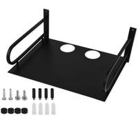 CHECARZHN--NO1-tagère Murale Compacte En Aluminium Pour Projecteur De Routeur Noir