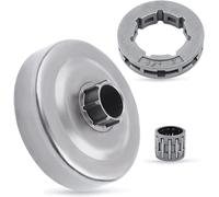 CHECARZHN--NO1-Tambour D'Embrayage Kit Pour Husqvarna 55 51 50 154 254, 325""-7T Tambour D'Embrayage Avec Jante De Pignon Roulement À Aiguilles Remplacement Oem 503088702