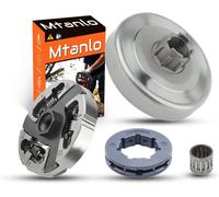 CHECARZHN--NO1-Tambour D'Embrayage Pour Husqvarna 394Xp 395Xp 181 281 288 288Xp 181Xp 281Xp 394 395 Pièces De Rechange, Tambour D'Embrayage Avec Roulement À Aiguilles Pignon De Jante 503701501