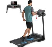 Checarzhn--No1-Tapis De Course Pliable Electrique Professionnel, Tapis Roulant Electrique Moteur2,0 , Vitesse Réglable, Écranled, 12 Programmes, Tapis De Marche Pliable Maison, Tapis De Sport Course,
