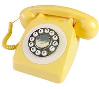 CHECARZHN--NO1-Téléphone Filaire Rétro Des Années 80 - Téléphone Fixe Classique - Téléphone Fixe À L'Ancienne Mode - Téléphone Filaire Pour La Maison/Le Bureau/L'Hôtel