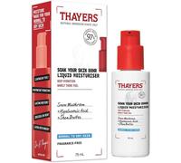Checarzhn--No1-Thayers Crème Hydratante Liquide Soak Your Skin 80hr - Hydratant Vi À L'acide Hyaluronique, Champignon Des Neiges & Beurre De Karité - Soin Pour Peaux Normales À Sèches - 75 Ml