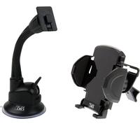 Checarzhn--No1-Tnb Support De Téléphone 2 En 1, Fixation Pare-Br Et Grille Daération, Tête Orientable 360 Degrés, Mode Pay , Ventouse Haute Qualité, Qualité Optimale, Support Réglable Et Ajustable¿ N