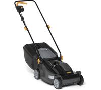 CHECARZHN--NO1-Tondeuse À Gazon Électrique Bl 380 E, Largeur De Coupe 38 Cm, Moteur De 1400 W, Jusqu'À 500 M², Hauteur De Coupe Réglable Sur 3 Positions, Sac De Récolte 40 L