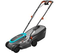 CHECARZHN--NO1-Tondeuse À Gazon Électrique Power 32/1200 G2 Tondeuse 300 M², Puissance 1 200 W, Largeur Coupe 32 Cm, Volume Bac 30 L, Hauteur Coupe 35¿65 Mm, Poignée Ergotec, Rabattable (14633-20)