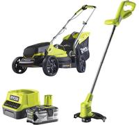 CHECARZHN--NO1-Tondeuse À Gazon Sans Fil 18 V One+ - Kit Double (1 X 4,0 Ah)