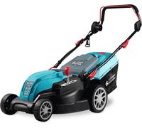 CHECARZHN--NO1-Tondeuse Électrique Ks 38Lm, Puissance 1400 W, Vitesse À Vide 3250 Tr/Min, Largeur De Labourage 380 Mm, Hauteur De Coupe 25¿75 Mm, 5 Positions, Panier À Herbe 40 L