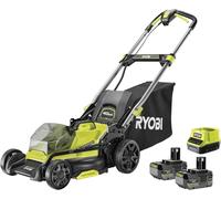 CHECARZHN--NO1-Tondeuse Poussée Brushless 18V One+ 40 Cm - 2 Batteries 4Ah & Chargeur - Ry18Lmx40C-240