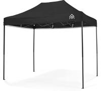Checarzhn--No1- Tonnelle Pliante 3x2m Matériaux Robustes, Entièrement Étanches Et De Haute Qualité (Noir)
