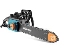 CHECARZHN--NO1-Tronconneuse Electrique Filaire De 2200W Avec Tension Automatique, Tronçonneuse À Chaîne De 16 Pouces, Vitesse De Chaîne 15M/S, Tronconneuse Avec Lubrification Automatique