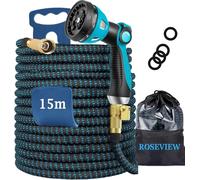 CHECARZHN--NO1-Tuyau Arro Extensible 30M D'Arro Tuyaux D Arro s Tyau Aro Extensibilités Flexible Tuyo Souple Garden Hose 40M 50M Metres Darro Jardin Retractable De DArro (Bleu Foncé, 15M)