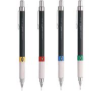 Checarzhn--No1-Uni Mitsubishi Pencil - Porte Mines Premium M552 Rechargeables - Dessin Technique - Avec Gradation Réglable Et Gomme - Mine Nanodia - Lot Assorti De 4-0,3mm + 0,5mm + 0,7mm + 0,9mm