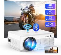 CHECARZHN--NO1-Videoprojecteur 4K [Focus Électrique&Keystone] Supporté, 1080P Natif 16000Lux 5G Wifi Bluetooth 5.1, Mini Projecteur Video Portable Pour Extérieur, Compatible Avec Tv Stick Smartphone