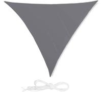 Checarzhn--No1-Voile Dombrage Triangle Diffuseur Dombre Protection Soleil Balcon Jardin Uv 6x6x6 M Toile Imperméable, Gris