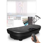 Checarzhn--No1-Vp500 - Plateforme Vibrante Pour Fitness À La Maison, Inclut Plaque Vibrante, Power Ropes, Poignées - Haut-Parleurs Intégrés Pour Musique, Technologie Oscillante 4d