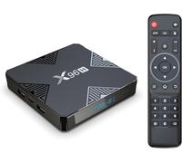 CHECARZHN--NO1-X96H Nouve Box Tv Android 13.0, 4 Go De Ram 64 Go De Rom Allwinner H618 Quad-Core, Pr En Charge De La Double Connexion 2.4G/5G Wifi 6, Bt 5.0, 100M Ethernet Ultral Hd 4K 6K Boîtier Tv