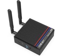 CHECARZHN--NO1-Z100 Fanless Pc, Intel N100, 8Gb Ddr4, 256Gb Pcie 3.0 X 4 Ssd Windows 11 Pro Desktop Computer, 4K Dual Display/2.5G Lan/Usb3.2/Usb-C/Wifi 6/Bt5.2/Vesa Mount/Auto Power On (8Gb+256Gb)